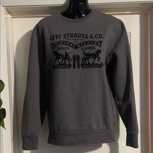 Levi's Charcoal Crewneck women's Sweater